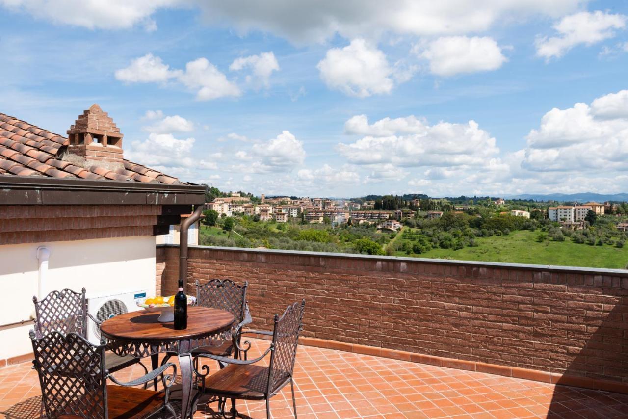 Luglie 360° Panoramic Terrace Siena Exterior foto