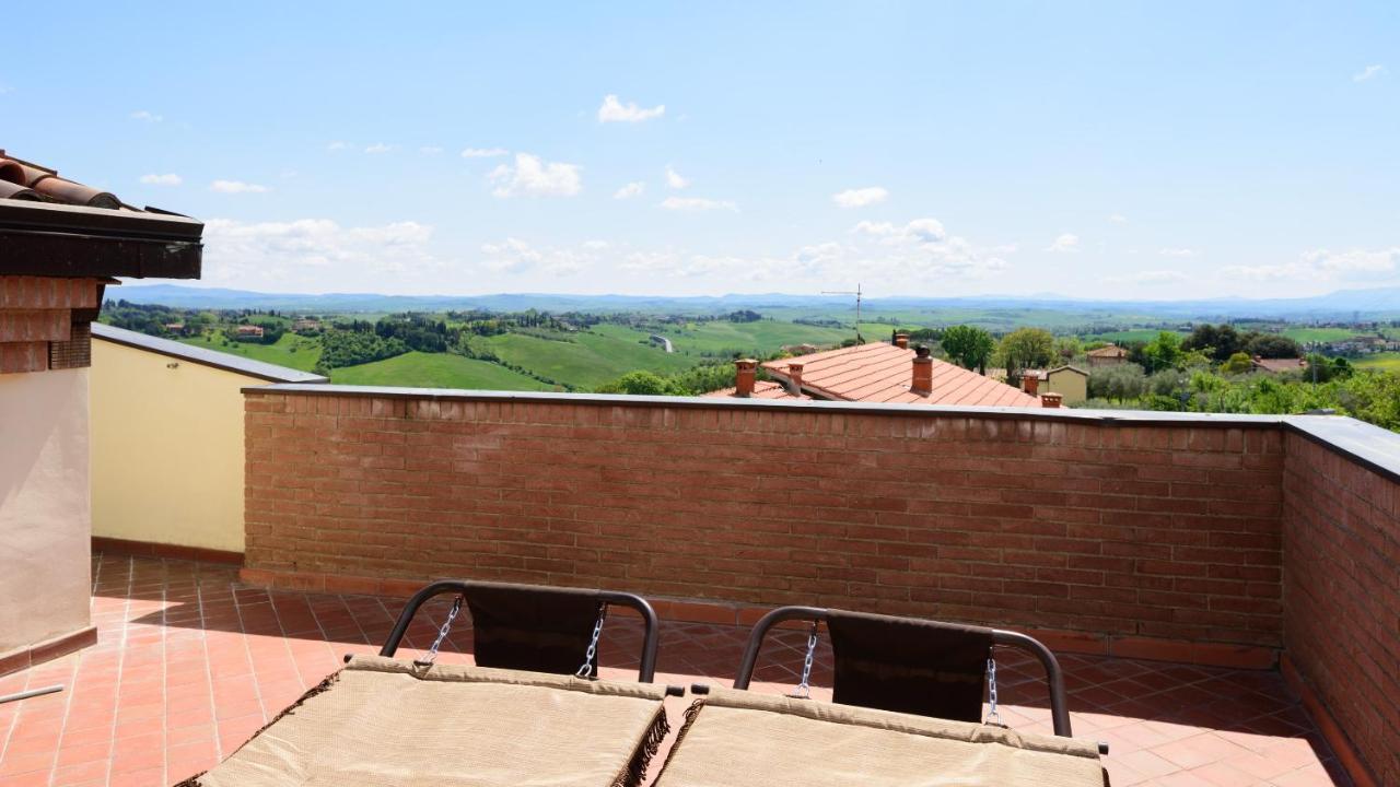 Luglie 360° Panoramic Terrace Siena Exterior foto